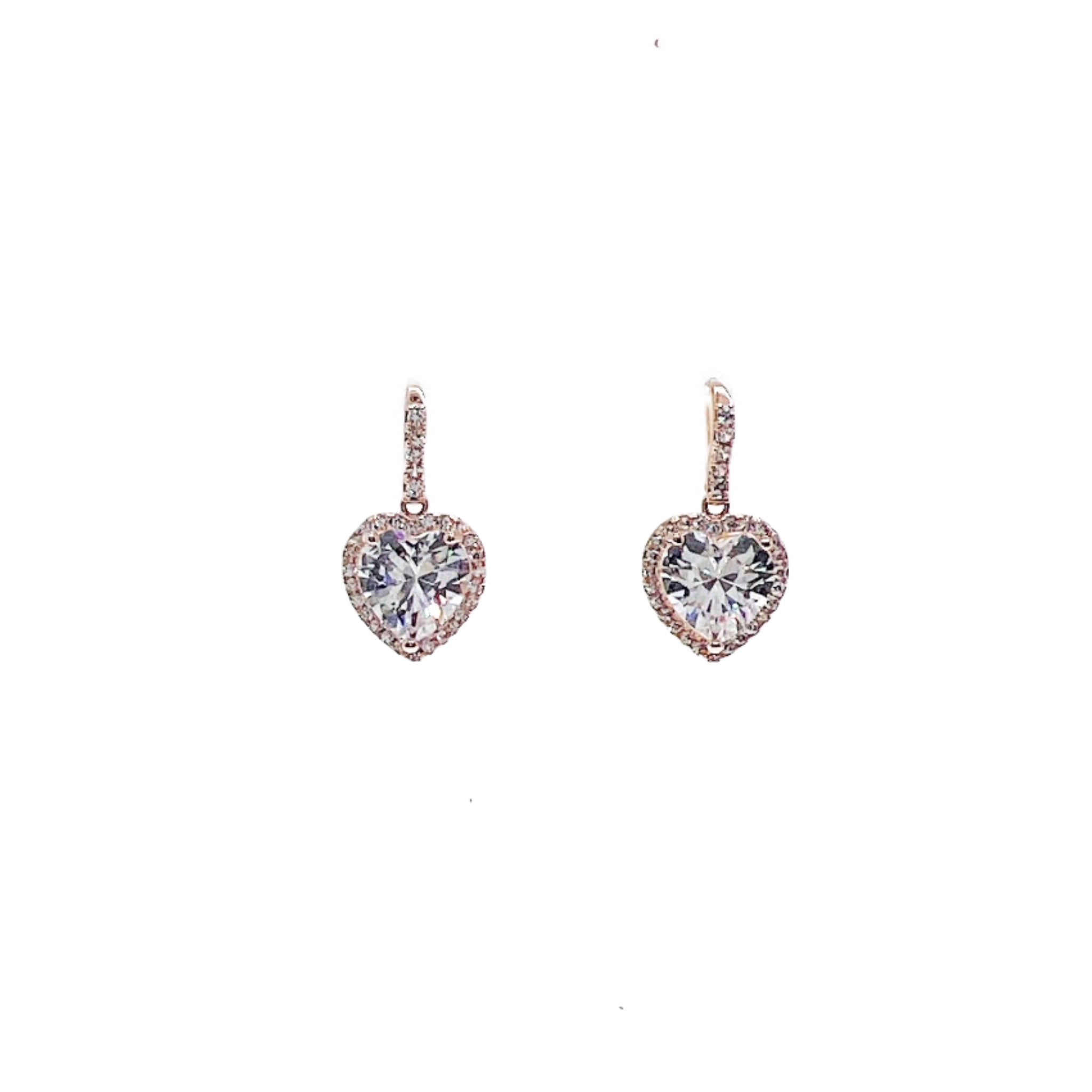 Gold outlet zirconia earrings