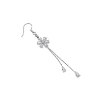 Flower Cubic Zirconia Earrings - CHOMEL