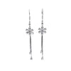Flower Cubic Zirconia Earrings - CHOMEL