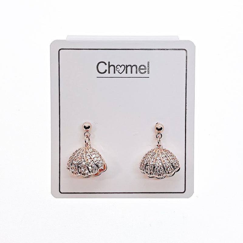 Shell Cubic Zirconia Earring.
