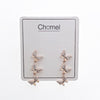 Butterfly Cubic Zirconia Earrings - CHOMEL