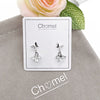 Butterfly Cubic Zirconia Earrings - CHOMEL