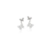 Butterfly Cubic Zirconia Earrings - CHOMEL