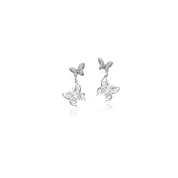Butterfly Cubic Zirconia Earrings - CHOMEL