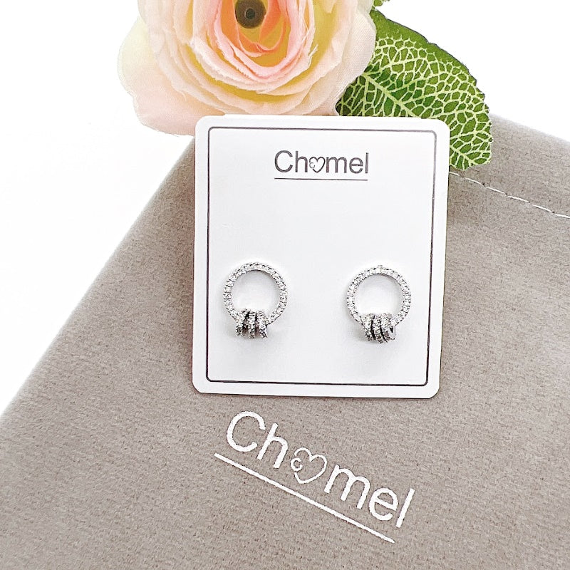 Cubic Zirconia Earrings - CHOMEL