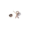 Cubic Zirconia Ribbon Earrings - CHOMEL