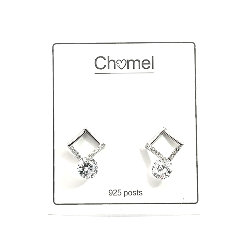 Cubic Zirconia Earrings - CHOMEL