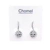 Round Cubic Zirconia Earring.