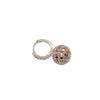 Round Cubic Zirconia Earring.