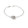 Interlocking Heart Cubic Zirconia Bracelet