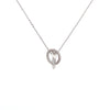 Interlocking  Cubic Zirconia Necklace