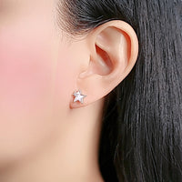 Star Mother of Pearl Earrings.