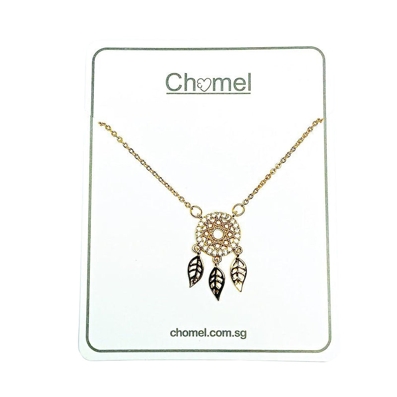 Dream Catcher Cubic Zirconia Necklace.