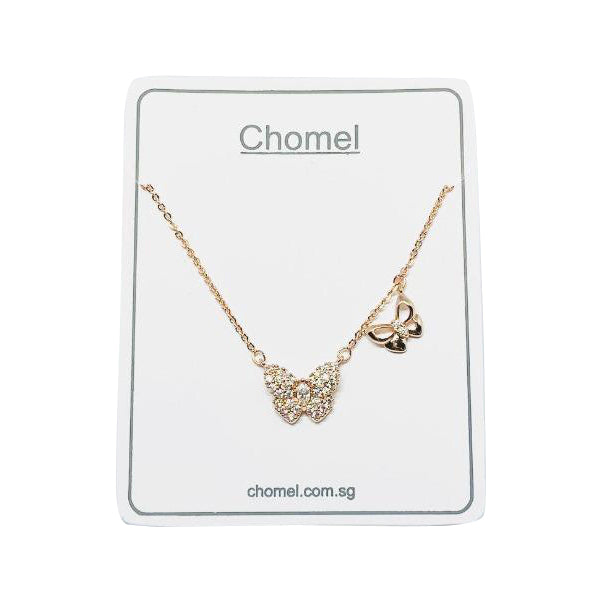 Butterfly Cubic Zirconia Necklace.