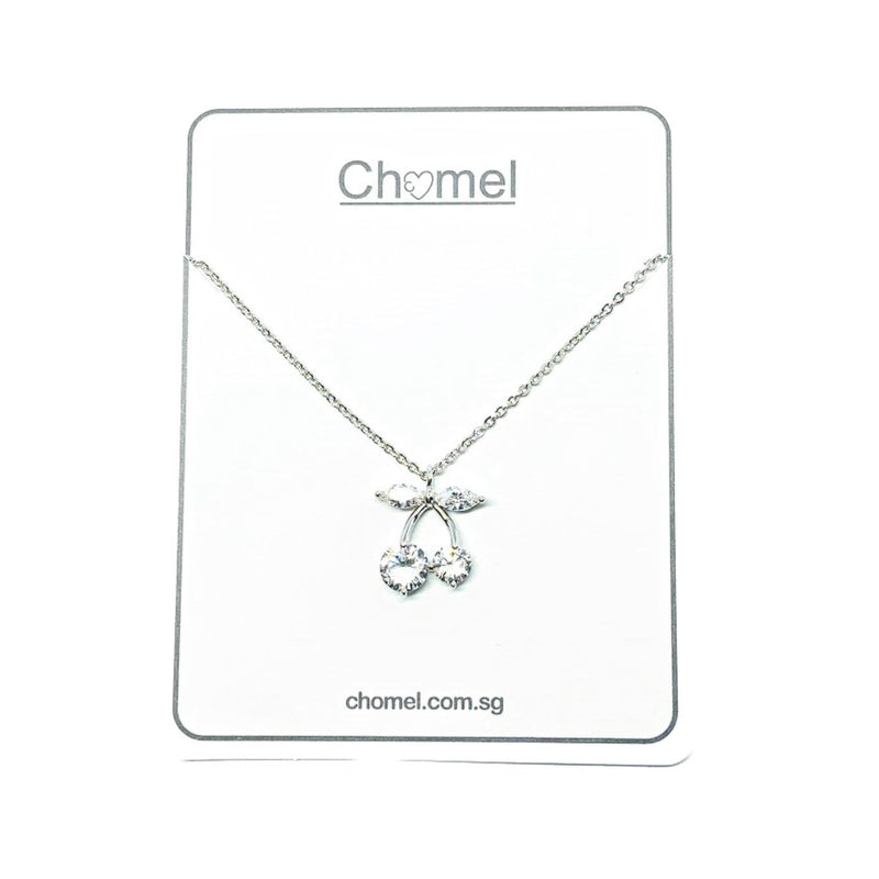 Cherry Cubic Zirconia Necklace.