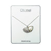 Shell Cubic Zirconia Necklace.