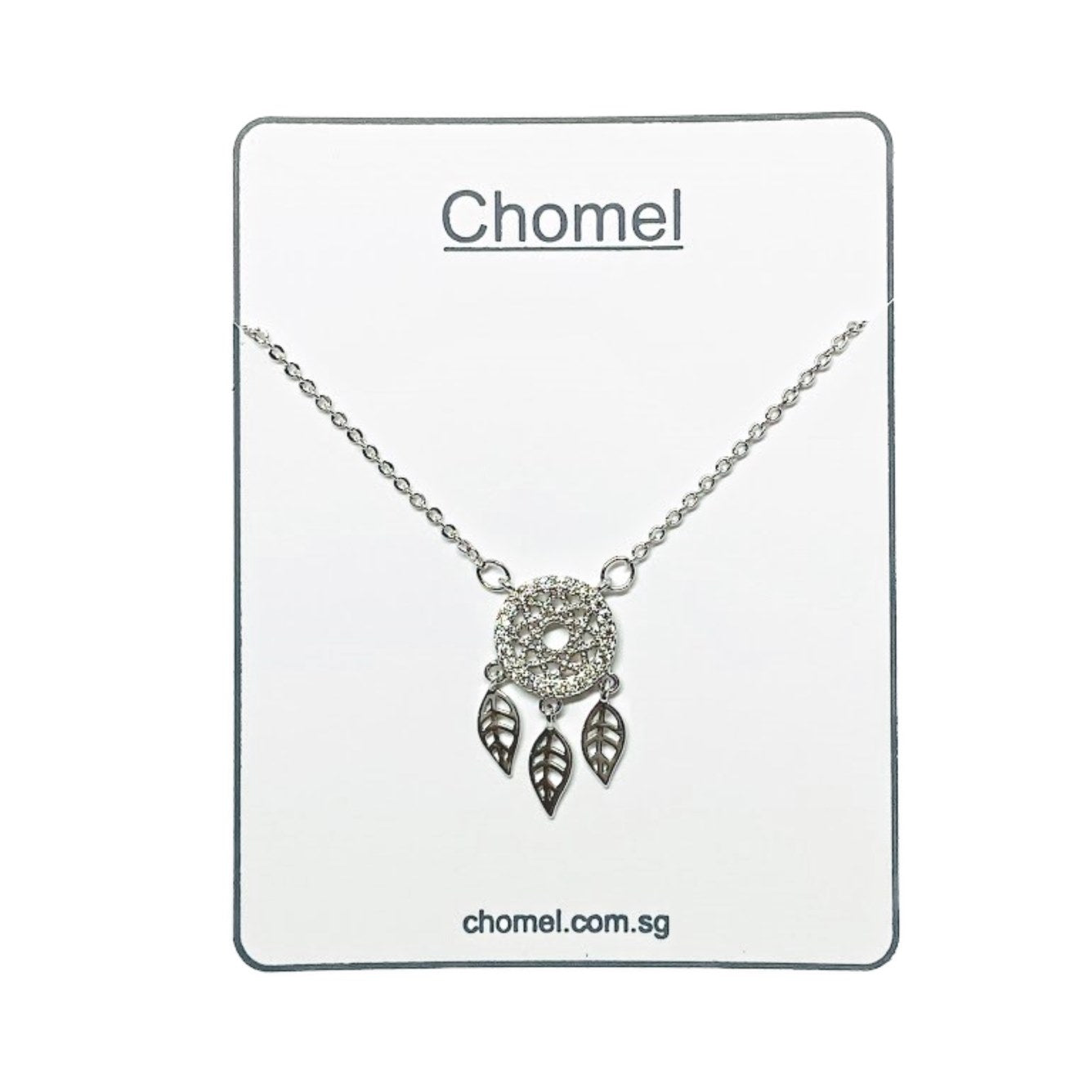 Dream Catcher Cubic Zirconia Necklace.