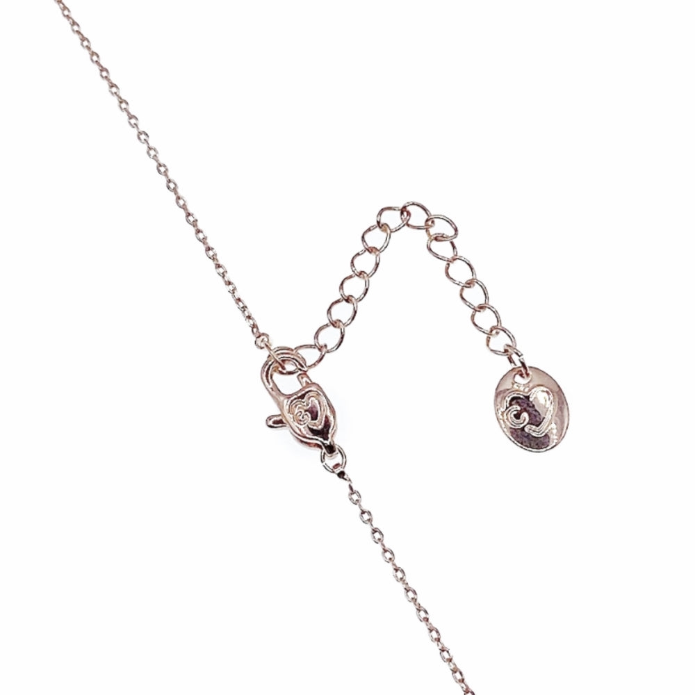 Ribbon Cubic Zirconia Necklace.