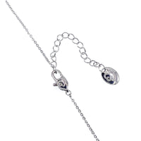 Ribbon Cubic Zirconia Necklace.