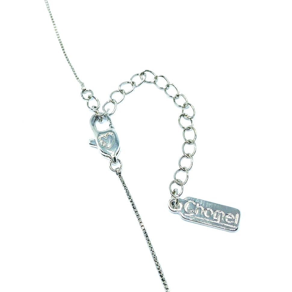 Solitaire Cubic Zirconia Necklace.