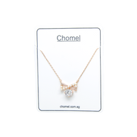 Simulated Pearl Pendant Necklace.