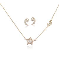 Moon & Star Cubic Zirconia Set.
