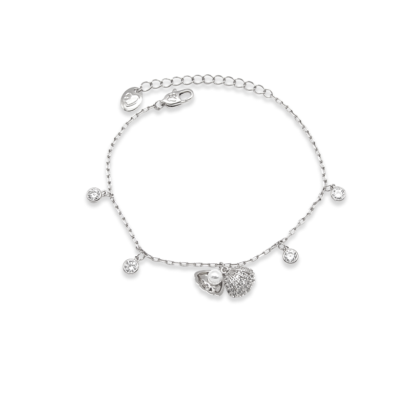Shell Cubic Zirconia Bracelet - CHOMEL