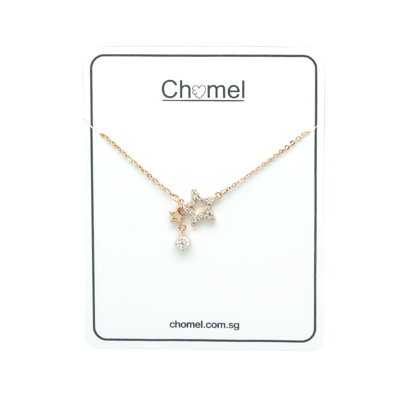 Star Cubic Zirconia Necklace.