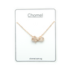 Ribbon Cubic Zirconia Necklace.