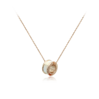 Tunnel Mother of Pearl Necklace.