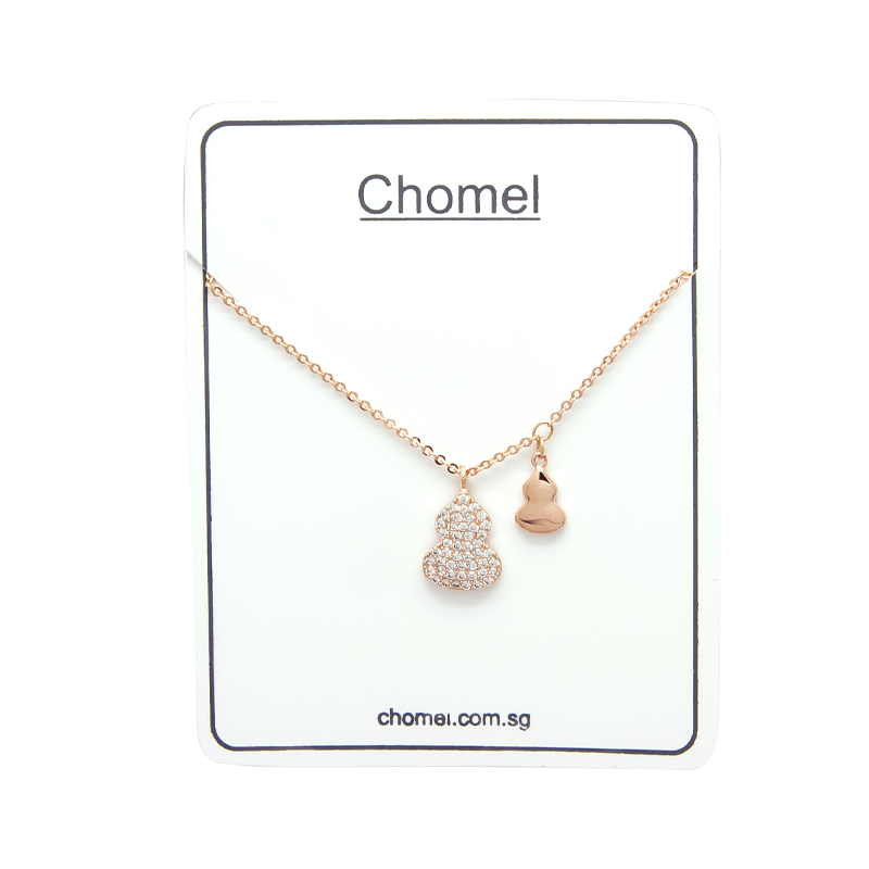 Gourd-Hulu Cubic Zirconia Necklace.