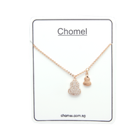 Gourd-Hulu Cubic Zirconia Necklace.
