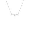 Flower Cubic Zirconia Necklace.