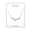 Flower Cubic Zirconia Necklace.