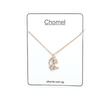 Moon & Star Cubic Zirconia Necklace.