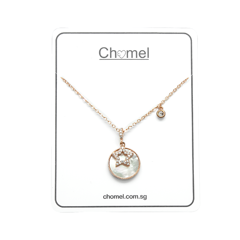 Star Mother of Pearl Necklace.