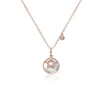 Star Mother of Pearl Necklace.