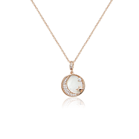 Moon & Star Mother of Pearl Necklace.