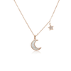 Moon & Star Mother of Pearl Necklace.