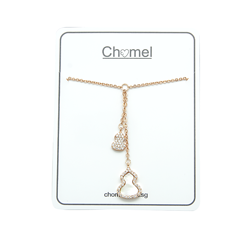 Gourd-Hulu Mother of Pearl Necklace.