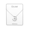 Moon & Star Cubic Zirconia Necklace.
