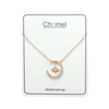 Moon & Star Cubic Zirconia Necklace.