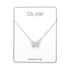 Butterfly Cubic Zirconia Necklace.
