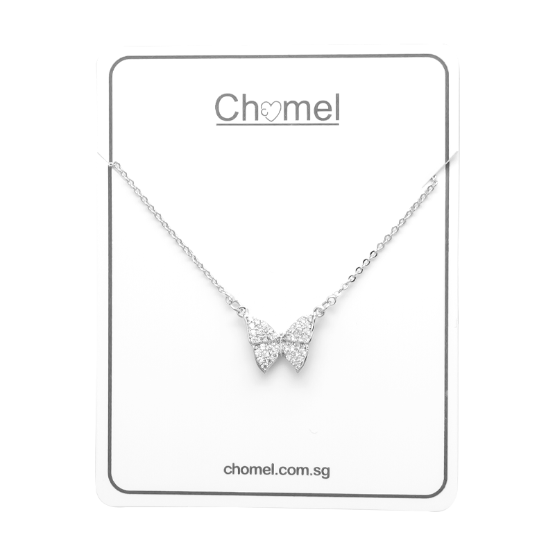 Butterfly Cubic Zirconia Necklace.