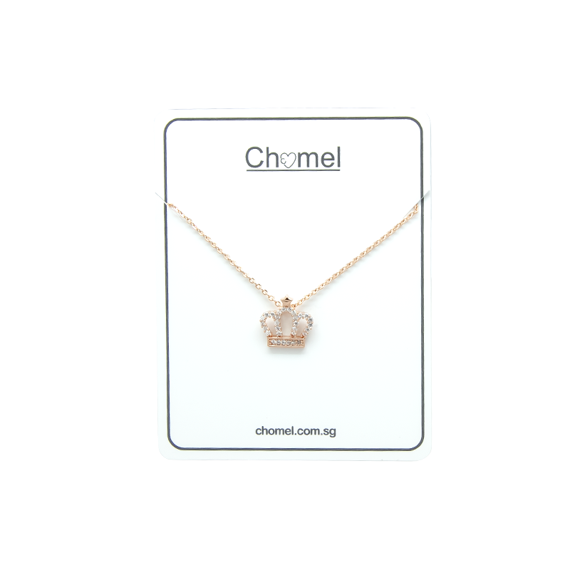 Crown Cubic Zirconia Necklace.