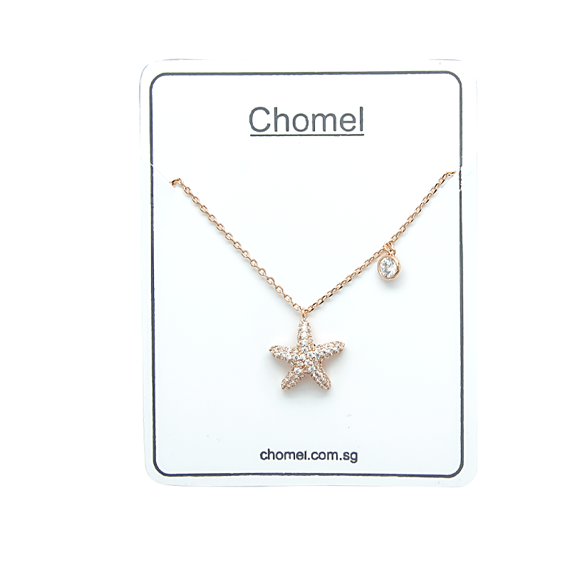 Starfish Cubic Zirconia Necklace.
