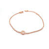 Flower Cubic Zirconia Bracelet