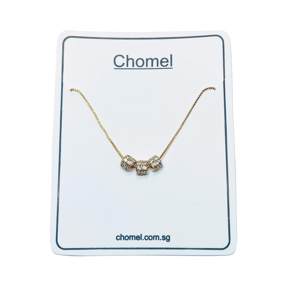 Cubic Zirconi Pendant Necklace.