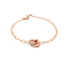 Interlocking Heart Cubic Zirconia Bracelet