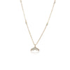 Mermaid Tail Cubic Zirconia Necklace.